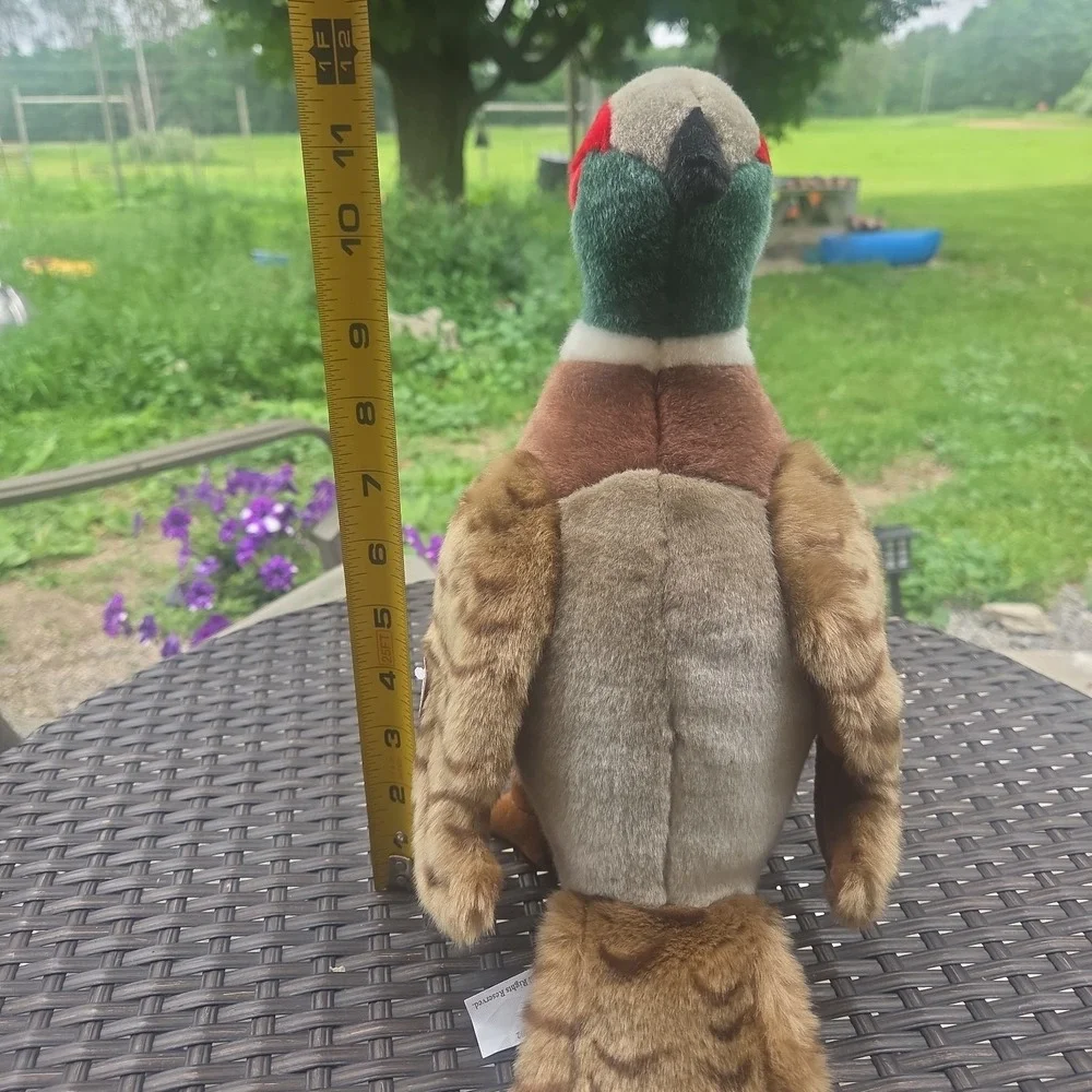 Cabin Critters 2002 Ring Neck Pheasant Plush Stuffed Animal Vintage Waterfowl